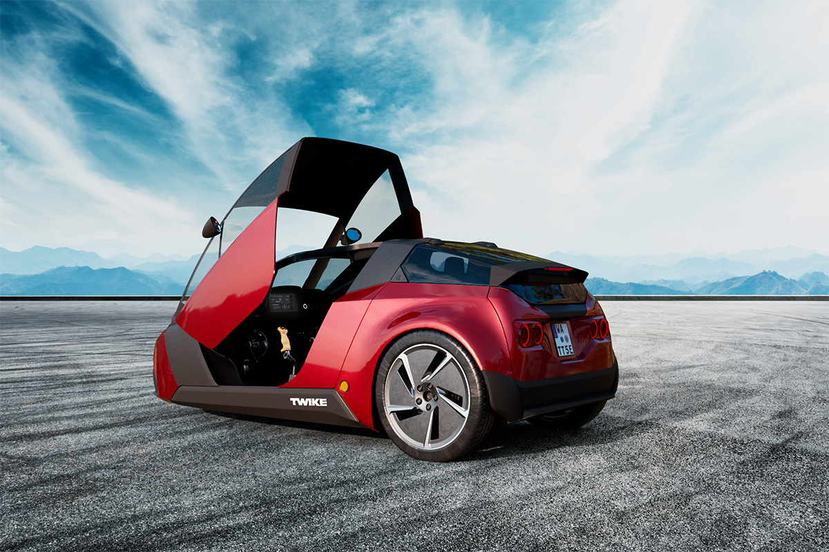 TWIKE 5 Three-Wheeled EV Doors