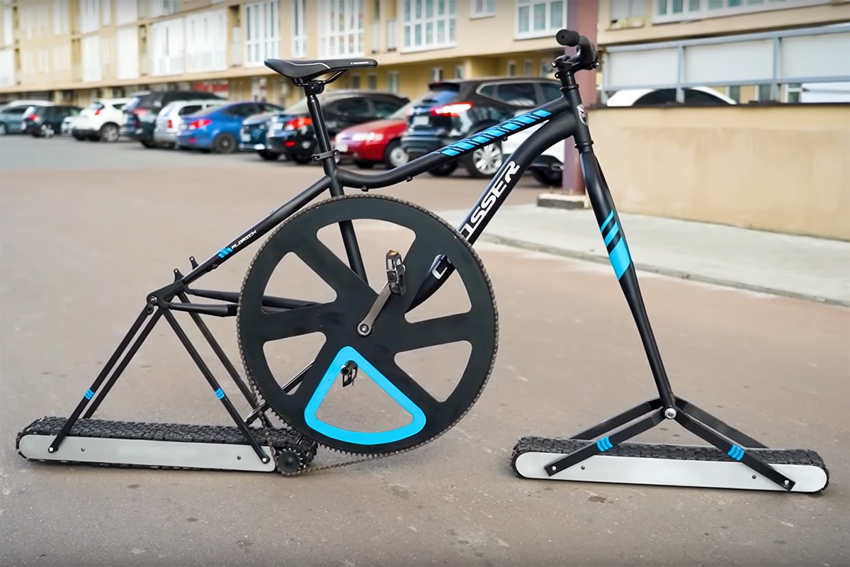 'Bike on Tracks' is a head-turner on the streets.