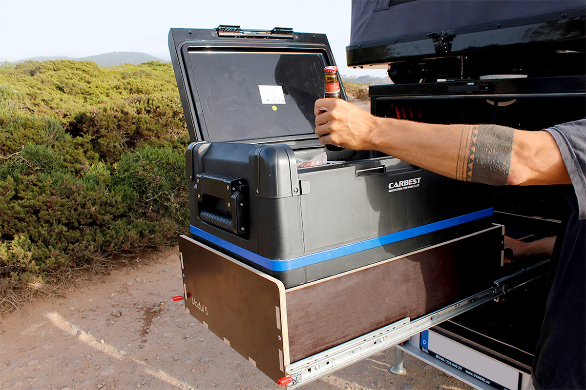 Module 5 of the VanMe Bobo camping trailer.