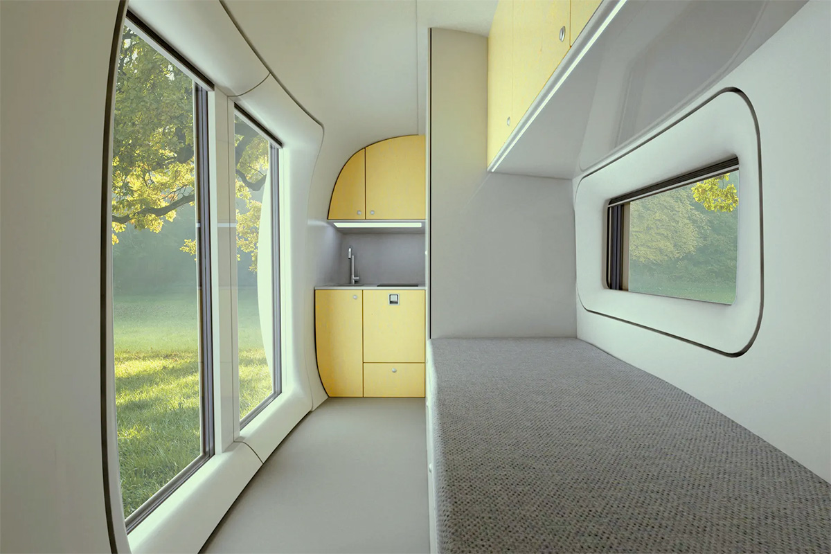 Ecocapsule NextGen Off-grid Tiny House Interior