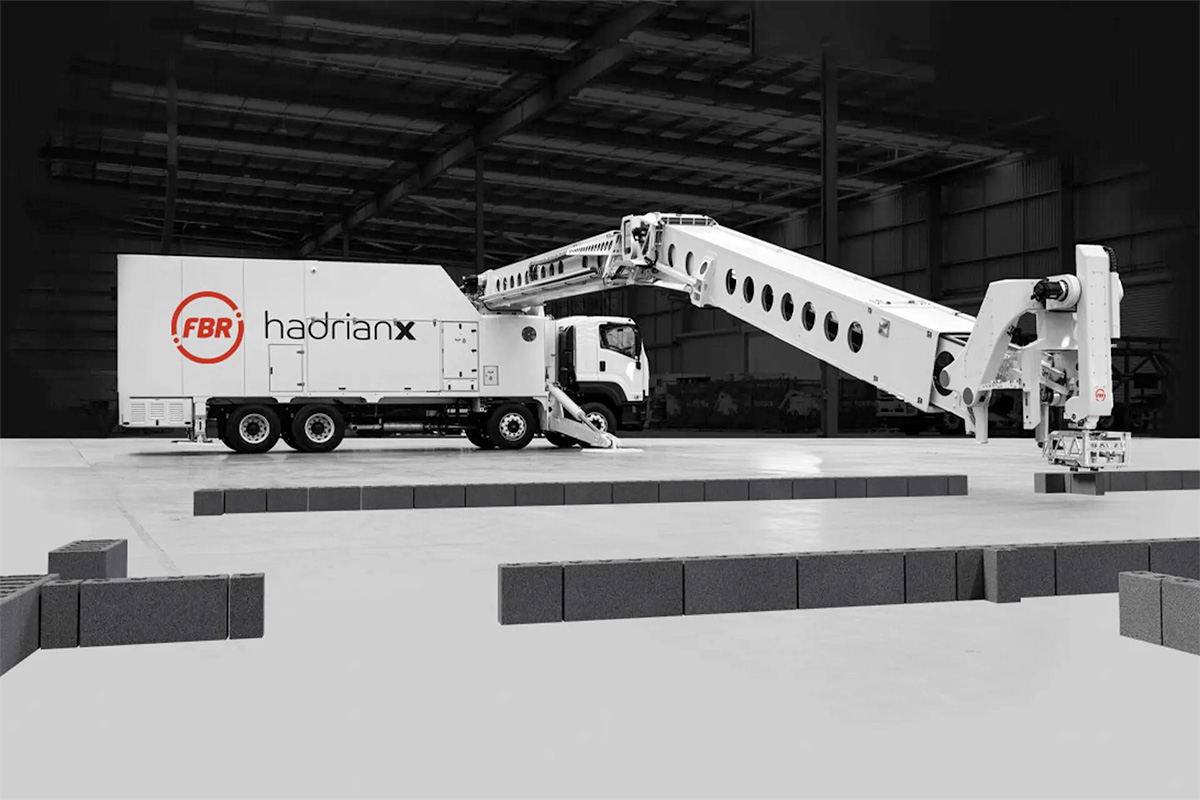 FBR Next-Gen Hadrian X Bricklaying Robot