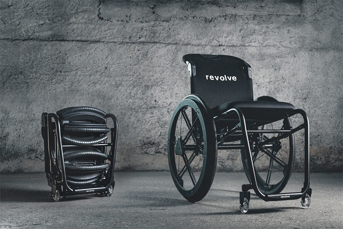 Folding-wheel Carry-on Revolve Air Wheelchair