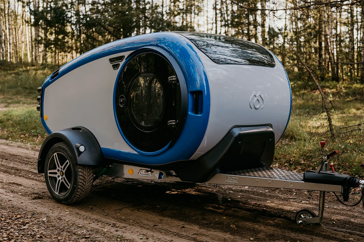 Mink-E All-electric Teardrop Trailer