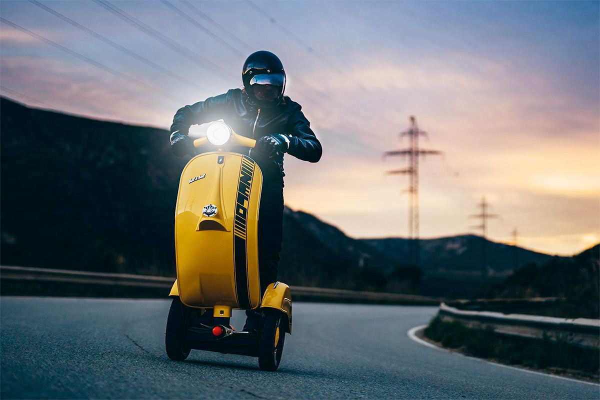 Self-Balancing Z-Scooter Night Ride