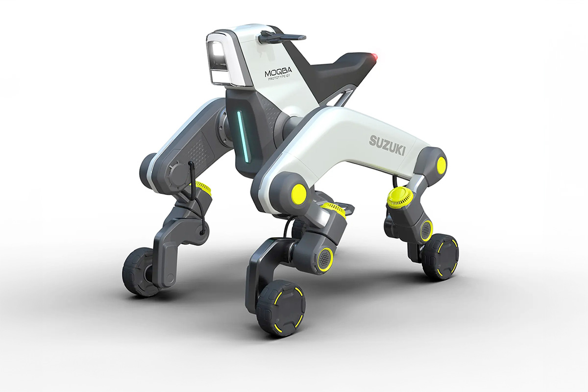 Suzuki MOQBA 4-legged Stair-climbing Motorcycle