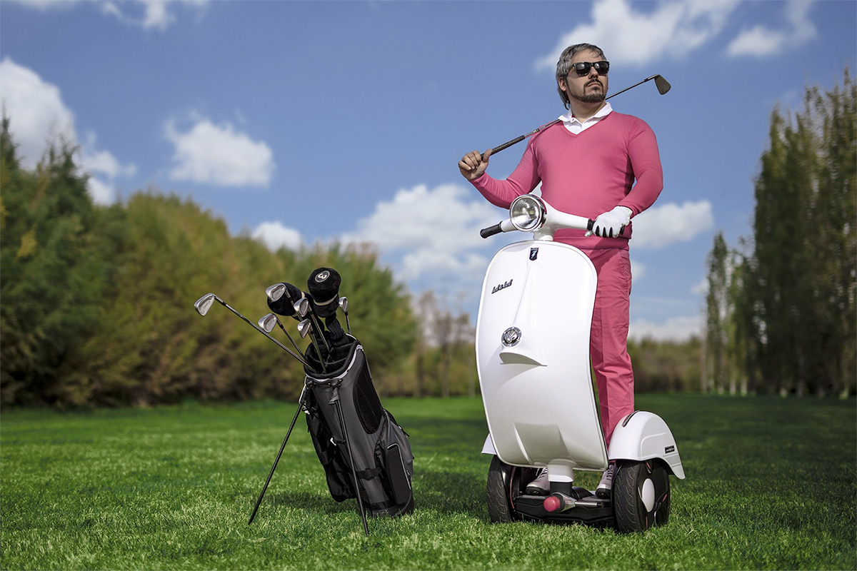 Z-Scooter Self-Balancing Uneven Terrain