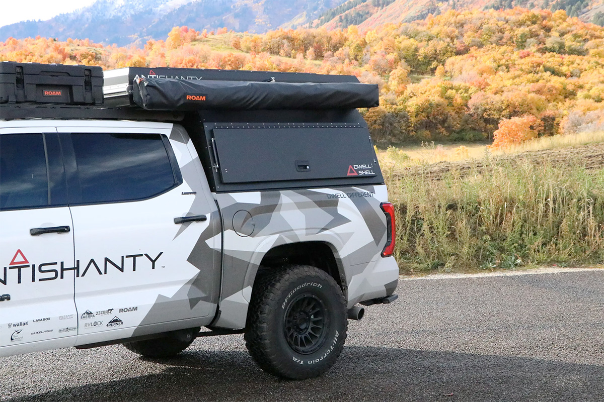 AntiShanty Dwell Shell Hard-sided Pickup Camper Weight