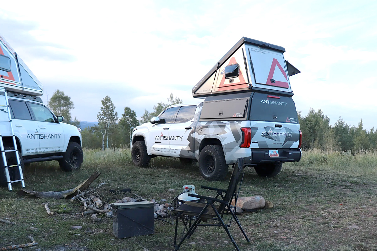 AntiShanty Dwell Shell Hard-sided Pickup Camper