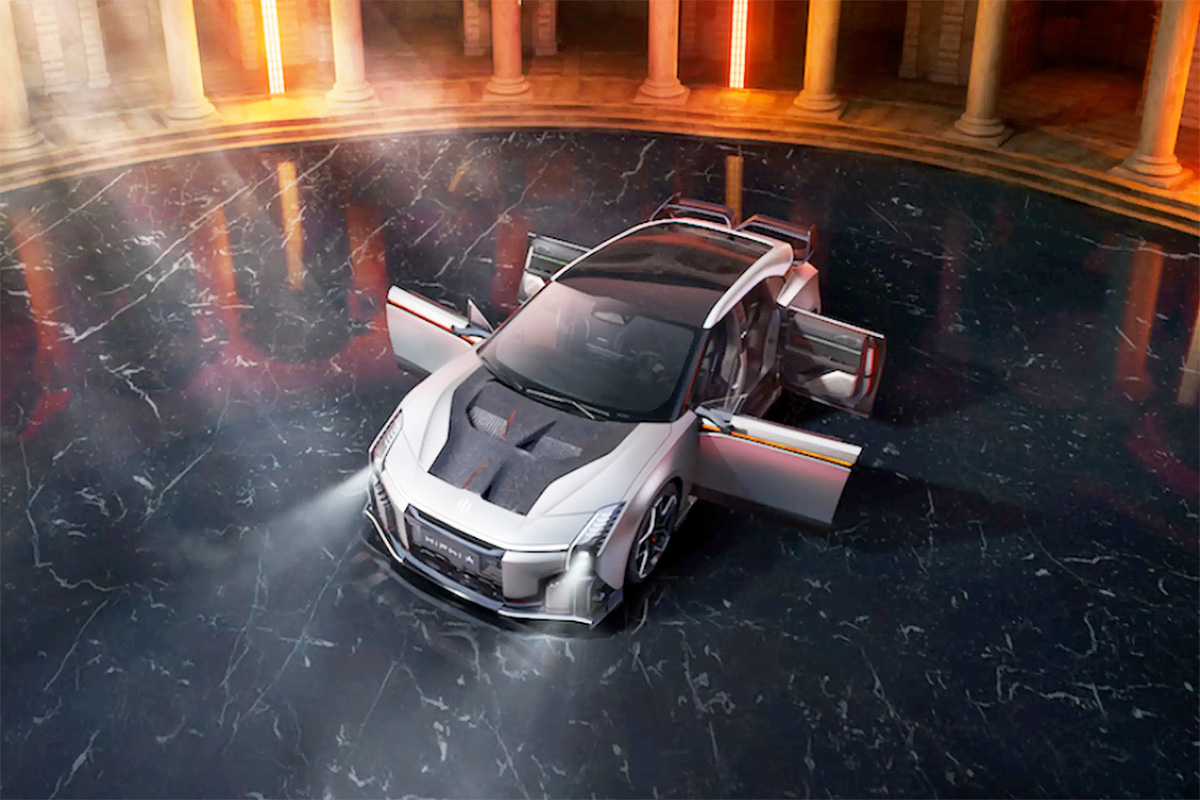 HiPhi A Carbon Titanium Hypercar High-Tech Features