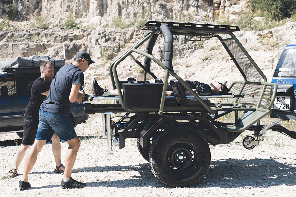 The Life Chariot MEDEVAC Off-road Trailer