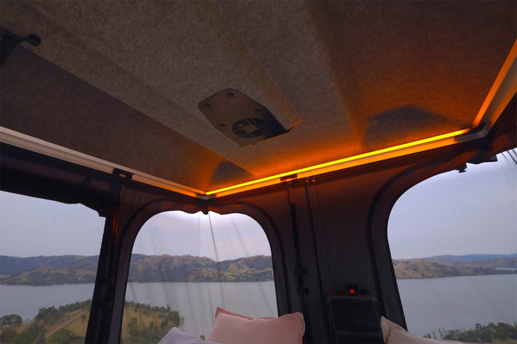 ARB Altitude Powered Rooftop Tent Interior Lighting