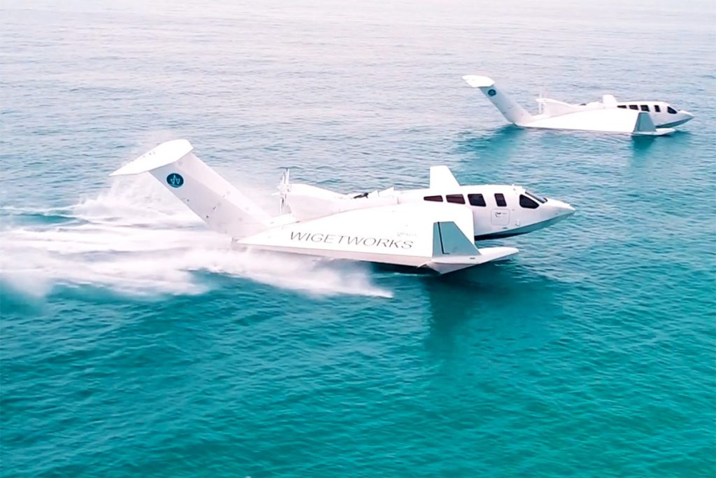 Airfish-8 Wing-in-ground Effect Aircraft Lift-Off