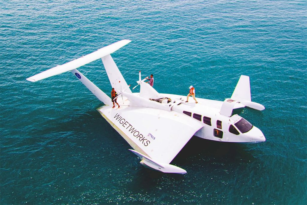 Airfish-8 Wing-in-ground Effect Aircraft On Water