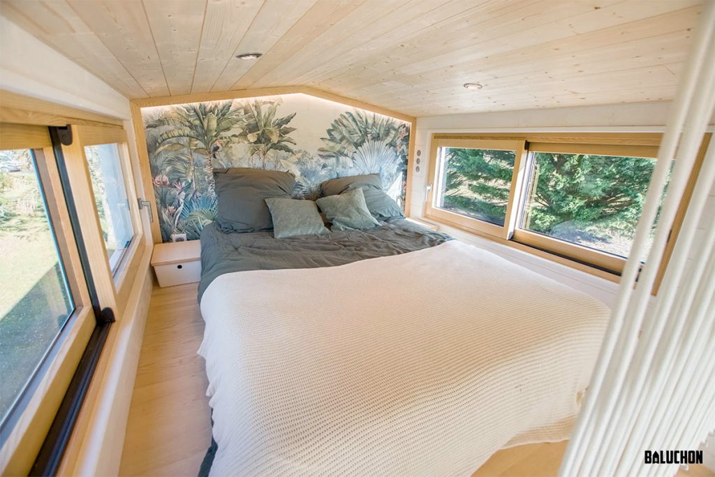 Baluchon Bois Perdus Tiny House Bedroom