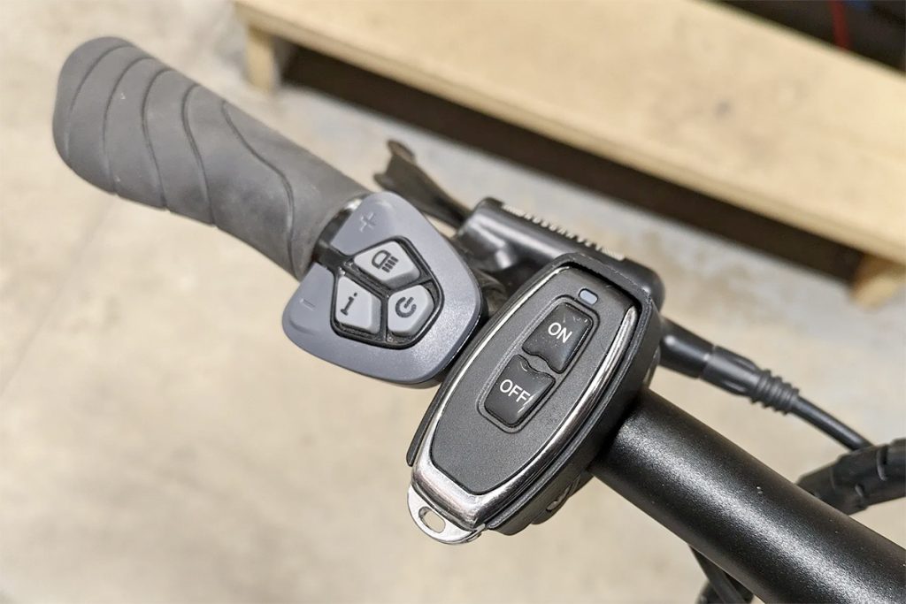 Bike Lane Sweeper Handlebar Wireless Remote