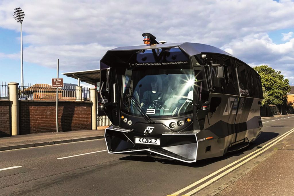 Fully Autonomous Aurrigo Auto-Shuttle Milton Keynes Trials