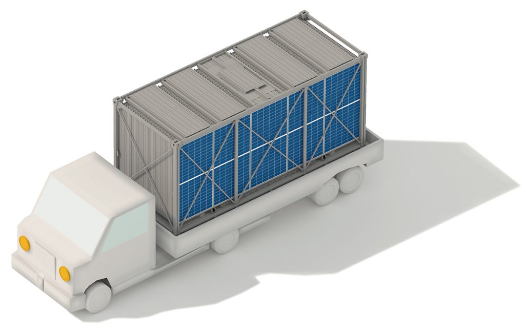 Mobile Solar Container SolarCont Transport