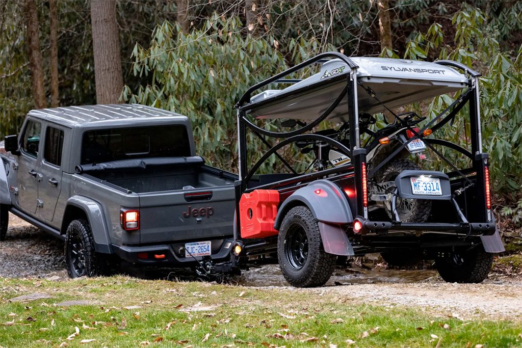 SylvanSport GOAT Trailer Roof Lifted