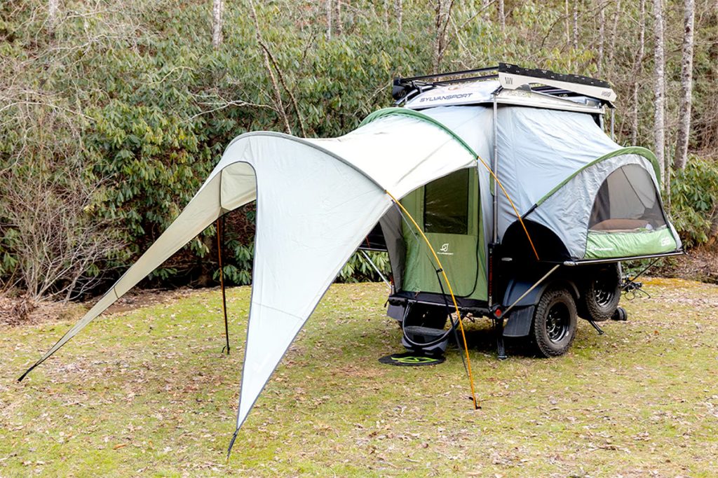SylvanSport GOAT Trailer Tent Setup