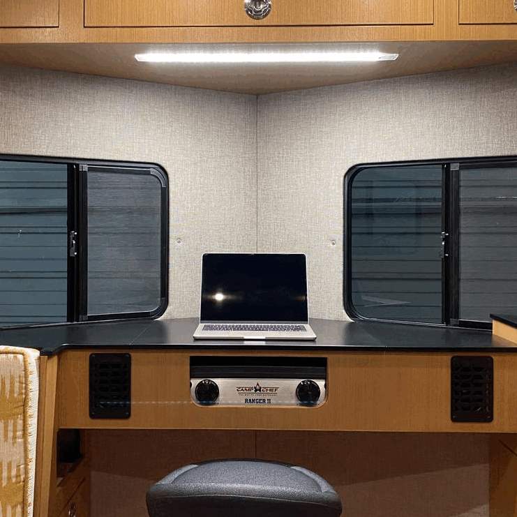 Tetravan Camper Trailer Convertible Kitchen