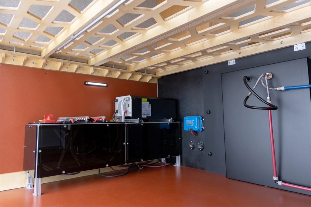 Tetravan Cargo Trailer Conversion Garage Space