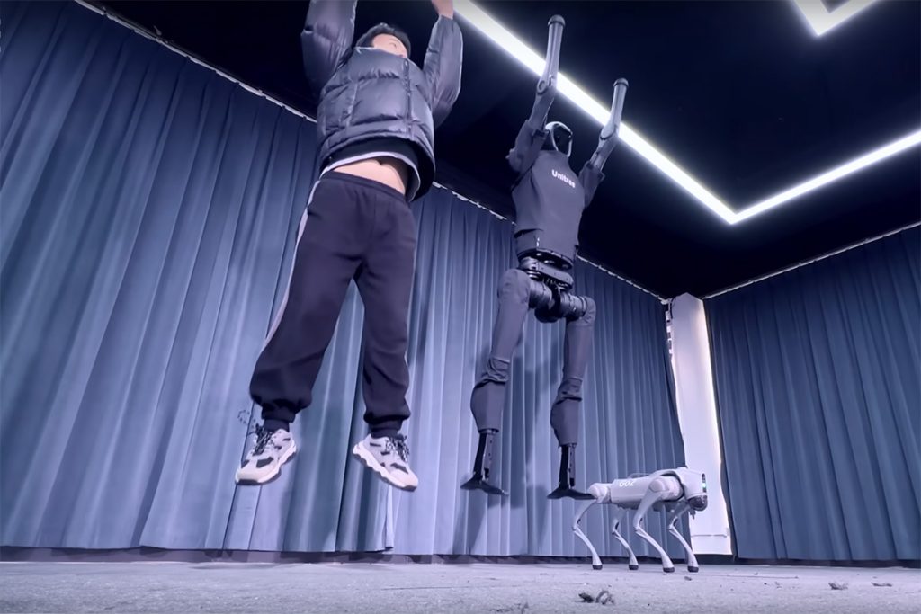 Unitree H1 Humanoid Jumps