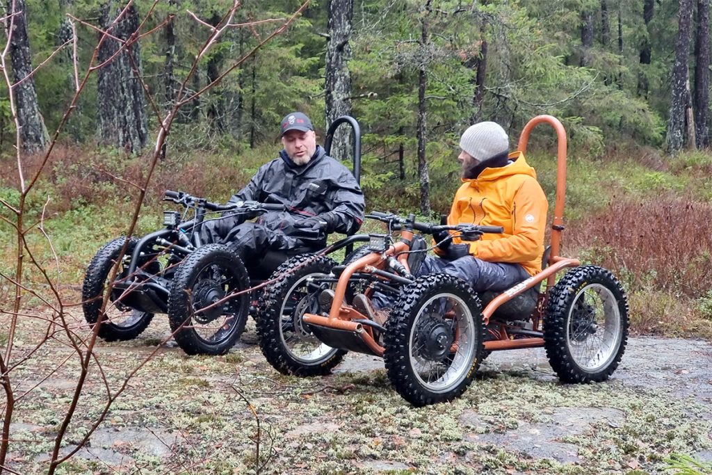 All-terrain Exoquad 2wd and 4wd