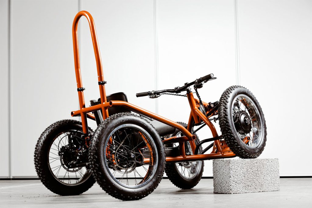 All-terrain Exoquad for Wheelchair Users Dimensions