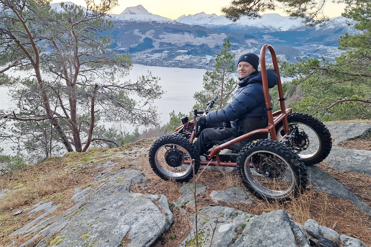 All-terrain Exoquad for Wheelchair Users
