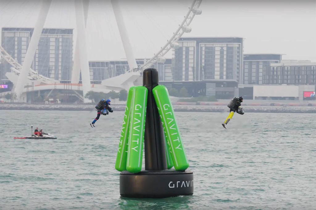 Gravity Industries World First Jet Suit Race Four Heats