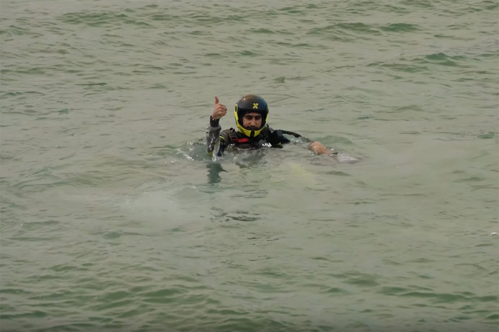 Gravity Industries World First Jet Suit Race Mishap