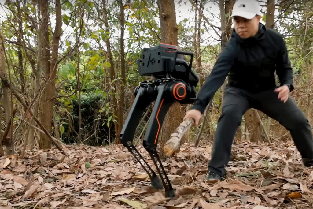 LimX Dynamics P1 Bipedal Robot Striking