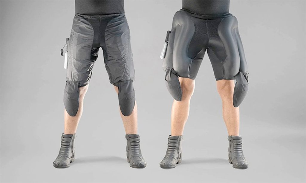 Mo'cycle Inflatable Airbag Jeans Knee Protectors